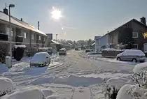 Schock am Morgen. Schneechaos in der sonst schneearmen Voreifel - 13.03.2013