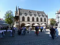 Rathaus von Goslar im Sp�tsommer 2010