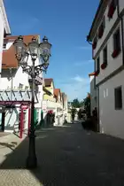 Pfullendorf Blick vom Marktplatz in die Hauptstra�e, Aug.2012