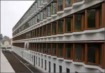 . Neubau bisch�fliches Ordinariat Di�zese Rottenburg-Stuttgart in Rottenburg am Neckar. Die Zickzackform der Fenster geben den dahinterliegenden B�ror�umen mehr Weite. 01.05.2013 (Matthias)