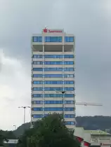 Das Hauptgeb�ude der Stadtsparkasse Wuppertal in Elberfeld.(17.7.2012)