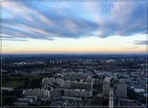 Beeindruckender Abendhimmel �ber dem Olympischen Dorf. 4.1.2005 (Jonas)