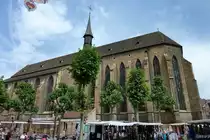 Colmar, die Dominikanerkirche aus dem 13.Jahrhundert, Juni 2012