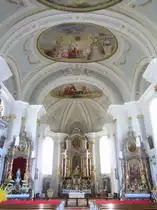 Reith im Alpbachtal, Alt�re der St. Petrus Kirche (09.05.2013)