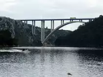 Br�cke der A1 �ber die Krka bei SKRADIN (Kroatien); 130422