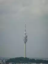 Blick zum Fernsehturm in M�nchen, vom Michel aus. 23.Mai 2013.