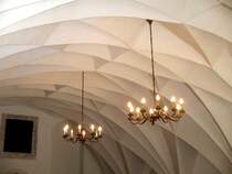 Wundersch�nes neugotisches Zellengew�lbe im Gerichtssaal des Schlosses Wurzen, 23.06.07