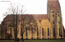 Grundtvigs-Kirche in Kopenhagen (Scan vom Dia, April 1984)