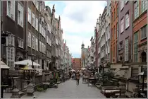 Gdansk. Die im 2. Weltkrieg zerst�rte Mariack� (Frauengasse) wurde liebevoll rekonstriert. 14.05.2013