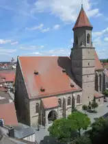 Gunzenhausen, Ev. Marienkirche, erbaut von 1448 bis 1496, sp�tgotisch (15.06.2013)