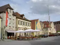 Gunzenhausen, Marktplatz mit Stadtapotheke (15.06.2013)