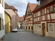 Gunzenhausen, Fachwerkh�user in der Brunnenstra�e (15.06.2013)