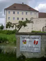 Gosheim, ehem. Schloss und heutiger Pfarrhof, erbaut im 16. Jahrhundert (15.06.2013)