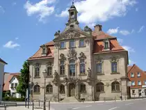 Ellingen, sp�tbarockes Rathaus, erbaut von 1744 bis 1747 durch Franz Joseph Roth 
(16.06.2013)