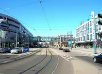 Frankfurt (Oder)  Blick in die Karl-Marx-Stra�e 15-04-2007