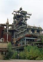 Hochofen 5 im LPG Nord, Aussichturm bis auf eine H�he von ca 60 Meter kann er erklommen werden