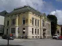 Kristiansand, Geb�ude an der Vestre Strandgate Stra�e (24.06.2013)