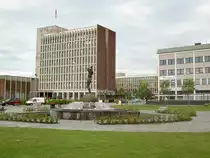 Rathausplatz von Narvik (01.07.2013)