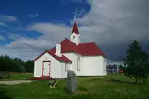Karasjok, Kirche von 1807, �lteste Kirche in Finnmark (04.07.2013)