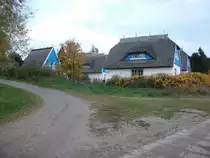 H�user im Ort Kloster auf Hiddensee am 30.Oktober 2010.