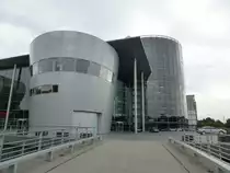Hier sieht man die Gl�serne Manufaktur von VW Dresden, 09.08.2013.