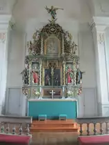 Eksj�, Hochalter der Kirche von 1698 (11.07.2013)