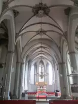 Northeim, Chor der St. Sixti Kirche mit Kreuzrippengew�lbe (15.07.2013)