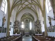 Krieglach, Alt�re der St. Jakobus, Rokokoausstattung (17.08.2013)