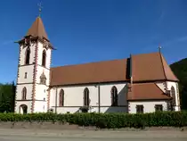 Buchenbach/Schwarzwald, die Kirche St.Blasius von 1811, Aug.2013