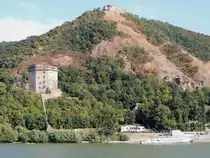 Kastell Visegr�d-Sibrik, ein ehemaliges r�misches Milit�rlager erstreckt sich auf den rd. 176mtr. hohen Sibrik-H�gel bei Visegr�d (Plintenburg); 130827