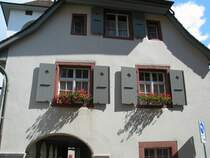 Vorstadt.Vor sehr langer Zeit war dieses Geba�de der Polizeipostenvon Laufen