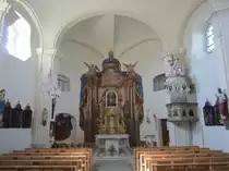 Hollenegg, Hochaltar der St. Patrizius Kirche (19.08.2013)