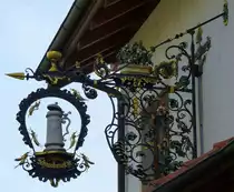 Rheinheim am Hochrhein, Restaurant  Schnooke-Nescht  (M�ckennest), Juli 2013