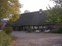 Holl�nderhof bekannt aus der Fernsehserie  Der Landarzt  in Wagersrott �stlich von Norderbrarup (Kreis Schleswig-Flensburg, Schleswig-Holstein, Herbst 2009)