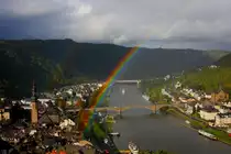 Am 10.10.2013 bot ein intensiver Regenbogen �ber Cochem ein interessantes Fotomotiv, welches ich von der Reichsburg aus im Bild fest hielt.
