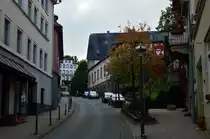 Blick in die Kirchstra�e in Bad Schwalbach. 7.10.2013