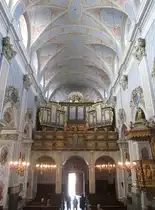 Stift G�ttweig, Orgelempore der Stiftskirche (22.09.2013)