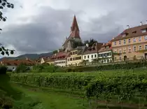 Wei�enkirchen in der Wachau, Altstadt mit St. Florian Kirche (22.09.2013)