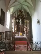 Wei�enkirchen in der Wachau, Hochaltar der St. Florian Kirche (22.09.2013)