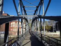 Berlin. Der Siemenssteg �ber die Spree (31.Oktober.2013).