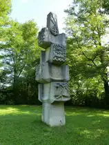 Tuniberg, der Bildstock  Ich bin der Weinstock , aufgestellt 1969, Sept.2013