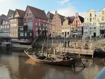 Am Stintmarkt mit Hafen L�neburg (10. November 2013)