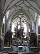 Tamsweg, Alt�re von 1676 der Wallfahrtskirche St. Leonhard (05.10.2013)