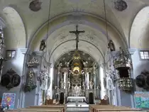 Tamsweg, Alt�re und Kanzel von Andr� Pirchner der Pfarrkirche St. Jakob (05.10.2013)