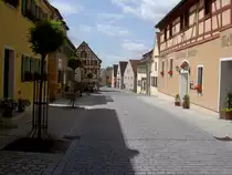 Merkendorf, Fachwerkh�user in der Hauptstra�e (16.06.2013)