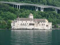 Die Seeansicht des Ch�teau de Chillon.
(Mai 2007)