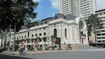 Das Opernhaus in Saigon, erbaut 1897 im franz�sischen Kolonialstil, im 1. Stadtbezirk am 27.8.2013.