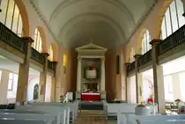 Krempe, St. Peter Kirche, klassizistischer Bau von 1832 nach Pl�nen von Christian 
Frederik Hansen (10.05.2011)