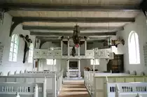 Arnis, Innenraum der Schifferkirche in der Parkstra�e (24.05.2011)