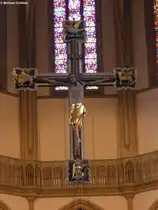 Triumpfkreuz in der Marienkirche am Markt von Osnabr�ck (Niedersachsen, Dezember 2013)
